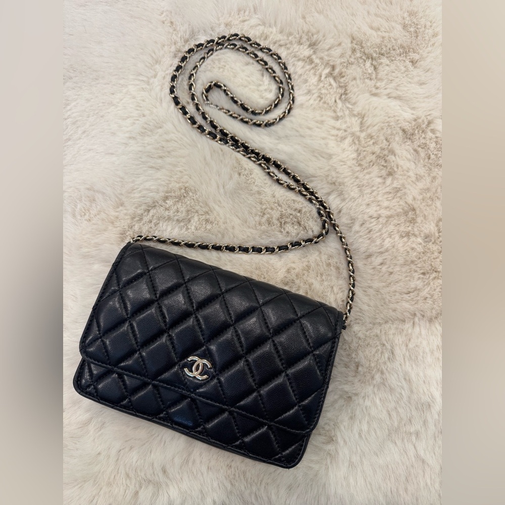 Chanel wallet on a chain